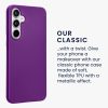 Kwmobile tok Samsung Galaxy A55 5G-hez, lila, szilikon, KWM000021MI014C