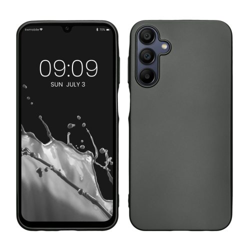 Kwmobile tok Samsung Galaxy A15 5G-hez, szürke, szilikon, KWM000021MJ009C
