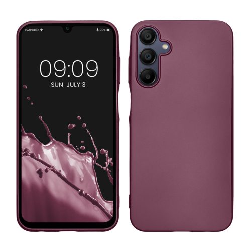 Kwmobile tok Samsung Galaxy A15 5G-hez, kék, szilikon, KWM000021MJ011C