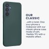Kwmobile tok Samsung Galaxy A25-höz, zöld, szilikon, KWM000021MZ008C