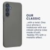 Kwmobile tok Samsung Galaxy A25-höz, szürke, szilikon, KWM000021MZ009C