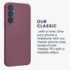 Kwmobile tok Samsung Galaxy A25-höz, kék, szilikon, KWM000021MZ011C