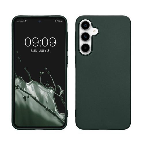 Kwmobile tok Samsung Galaxy A35-höz, zöld, szilikon, KWM000021PC008C