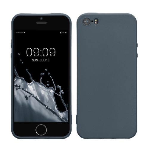 Kwmobile tok Apple iPhone 5/iPhone 5s/iPhone SE készülékhez, sötétzöld, szilikon, KWM000007UT017C