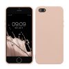 Kwmobile tok Apple iPhone 5/iPhone 5s/iPhone SE készülékhez, krémszínű, szilikon, KWM000007UT020C