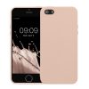 Kwmobile tok Apple iPhone 5/iPhone 5s/iPhone SE készülékhez, krémszínű, szilikon, KWM000007UT020C