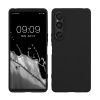 Kwmobile tok Sony Xperia 1 VI-hoz, fekete, szilikon, KWM000021TR001C