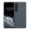 Kwmobile tok Sony Xperia 1 VI-hoz, sötétzöld, szilikon, KWM000021TR002C