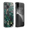 Kwmobile tok és védőfólia szett Apple iPhone 15-höz, többszínű, szilikon/edzett üveg, KWM000022TE002C