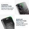 Kwmobile tok és védőfólia szett Apple iPhone 15 Pro Max készülékhez, többszínű, szilikon/edzett üveg, KWM000022TG001C
