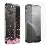 Kwmobile tok és védőfólia szett Apple iPhone 12/iPhone 12 Pro készülékhez, többszínű, szilikon/edzett üveg, KWM000022TI001C