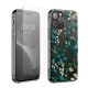Kwmobile tok és védőfólia szett Apple iPhone 12/iPhone 12 Pro készülékhez, többszínű, szilikon/edzett üveg, KWM000022TI002C