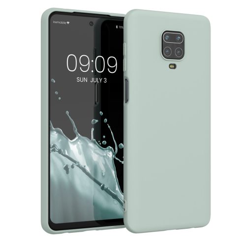 Kwmobile tok Xiaomi Redmi Note 9S/Redmi Note 9 Pro/Redmi Note 9 Pro Max készülékhez, világoszöld, szilikon, KWM000011AH056C