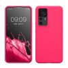 Kwmobile tok Xiaomi 12T/12T Pro készülékhez, rózsaszín, szilikon, KWM000017RL012C
