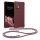 Kwmobile tok nyakpánttal Motorola Edge 30 Neo-hoz, lila, szilikon, KWM0000199S003C