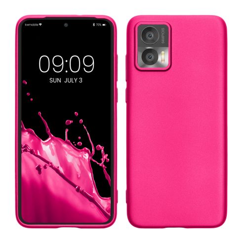 Kwmobile tok Motorola Edge 30 Neo-hoz, rózsaszín, szilikon, KWM0000201J008C