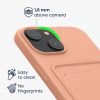 Kwmobile Apple iPhone 15 tok, világos rózsaszín, szilikon, KWM000020EM008C