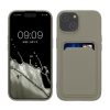 Kwmobile tok Apple iPhone 15-höz, szürke, szilikon, KWM000020EM011C