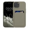 Kwmobile tok Apple iPhone 15-höz, szürke, szilikon, KWM000020EM011C