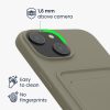 Kwmobile tok Apple iPhone 15-höz, szürke, szilikon, KWM000020EM011C