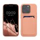 Kwmobile tok Apple iPhone 15 Pro készülékhez, világos rózsaszín, szilikon, KWM000020EO008C