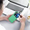 Kwmobile tok Apple iPhone 15 Pro készülékhez, zöld, szilikon, KWM000020EO010C