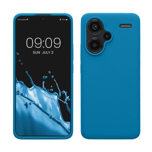 Kwmobile tok Xiaomi Redmi Note 13 Pro Plus 5G-hez, kék, szilikon, KWM000020KH013C