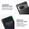 Kwmobile tok levehető nyakpánttal Google Pixel 7-hez, átlátszó/fekete, szilikon, KWM000020PC001C