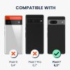 Kwmobile tok levehető nyakpánttal Google Pixel 7-hez, átlátszó/fekete, szilikon, KWM000020PC001C