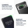 Kwmobile tok levehető nyakpánttal Google Pixel 8a-hoz, átlátszó/fekete, szilikon, KWM000020PE001C