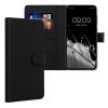 Kwmobile tok Samsung Galaxy A55 5G-hez, fekete, öko-bőr/szilikon, KWM000021TS001C