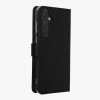 Kwmobile tok Samsung Galaxy A55 5G-hez, fekete, öko-bőr/szilikon, KWM000021TS001C