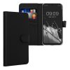 Kwmobile tok Samsung Galaxy A25-höz, fekete, öko bőr/szilikon, KWM000021TU001C