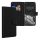 Kwmobile tok Samsung Galaxy A25-höz, fekete, öko bőr/szilikon, KWM000021TU001C