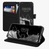 Kwmobile tok Samsung Galaxy A25-höz, fekete, öko bőr/szilikon, KWM000021TU001C