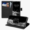 Kwmobile tok Samsung Galaxy S10 készülékhez, fekete, öko bőr/szilikon, KWM000021TZ001C