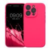 Kwmobile tok Apple iPhone 15 Pro készülékhez, rózsaszín, szilikon, KWM000022OM006C