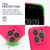 Kwmobile tok Apple iPhone 15 Pro készülékhez, rózsaszín, szilikon, KWM000022OM006C