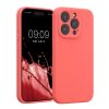 Kwmobile tok Apple iPhone 15 Pro készülékhez, rózsaszín, szilikon, KWM000022OM008C