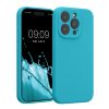 Kwmobile tok Apple iPhone 15 Pro készülékhez, világoskék, szilikon, KWM000022OM009C