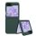Kwmobile tok Samsung Galaxy Z Flip5-höz, sötétzöld, szilikon, KWM000021UD004C