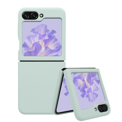 Kwmobile tok Samsung Galaxy Z Flip5-höz, világoszöld, szilikon, KWM000021UD005C