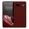 Kwmobile Google Pixel 7a tok, sötétpiros, szilikon, KWM000019YF039C