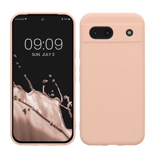 Kwmobile Google Pixel 8a tok, krémszínű, szilikon, KWM000020KU020C