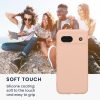 Kwmobile Google Pixel 8a tok, krémszínű, szilikon, KWM000020KU020C