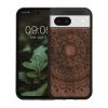 Kwmobile Google Pixel 8a tok, barna, fa/szilikon, KWM000020KV003C
