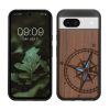 Kwmobile Google Pixel 8a tok, barna, fa/szilikon, KWM000020KV004C