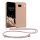 Kwmobile Google Pixel 8a telefontok nyakpánttal, krémszínű, szilikon, KWM000020KW008C