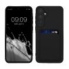 Kwmobile tok Samsung Galaxy A55 5G-hez, fekete, szilikon, KWM000021TH001C