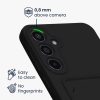 Kwmobile tok Samsung Galaxy A55 5G-hez, fekete, szilikon, KWM000021TH001C